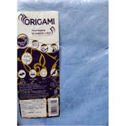 ORIGAMI NAPKINS YELLO/BLUE 50N
